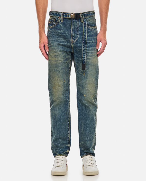 BEYONDEXX PANTALONI IN DENIM 2403522M 401 Sacai 