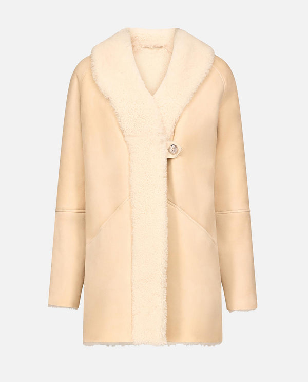 ISAK CAPPOTTO SHEARLING ISAK CREAM Loulou de Saison 
