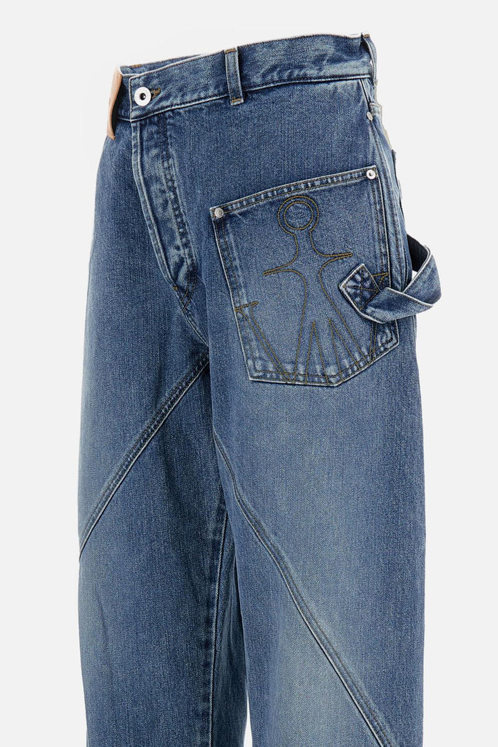 JEANS CON CUCITURE ATTORCIGLIATE DT0126 PG1849172 JW Anderson 