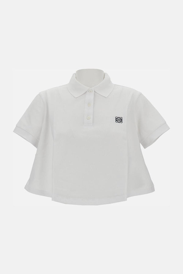 TRAPEZE POLO ANAGRAM IN COTONE S359Y23XAI 2100 Loewe 