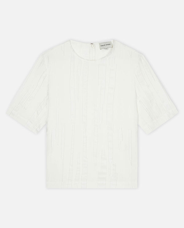 BLUSA GIROCOLLO<BR/> TOBA IVORY Loulou de Saison 