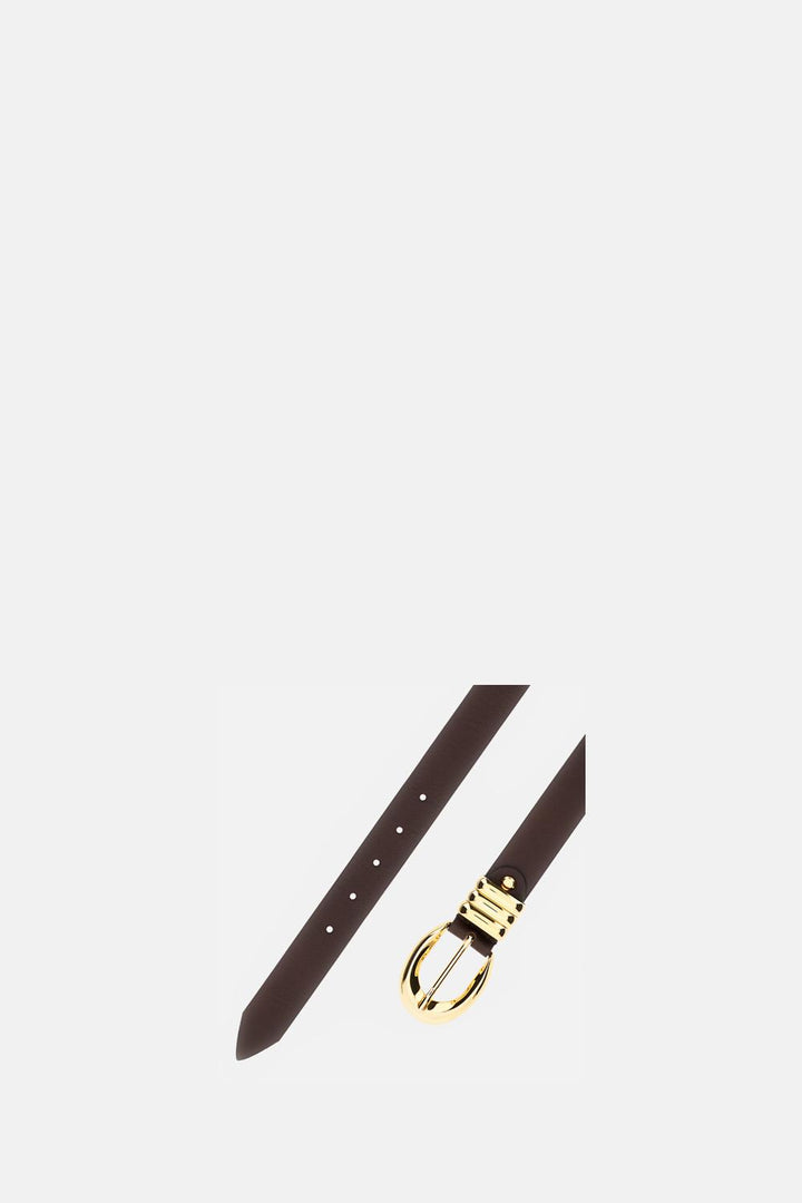 CINTURA EMILY CON ANELLI FTI25CT03 BROWN Federica Tosi 