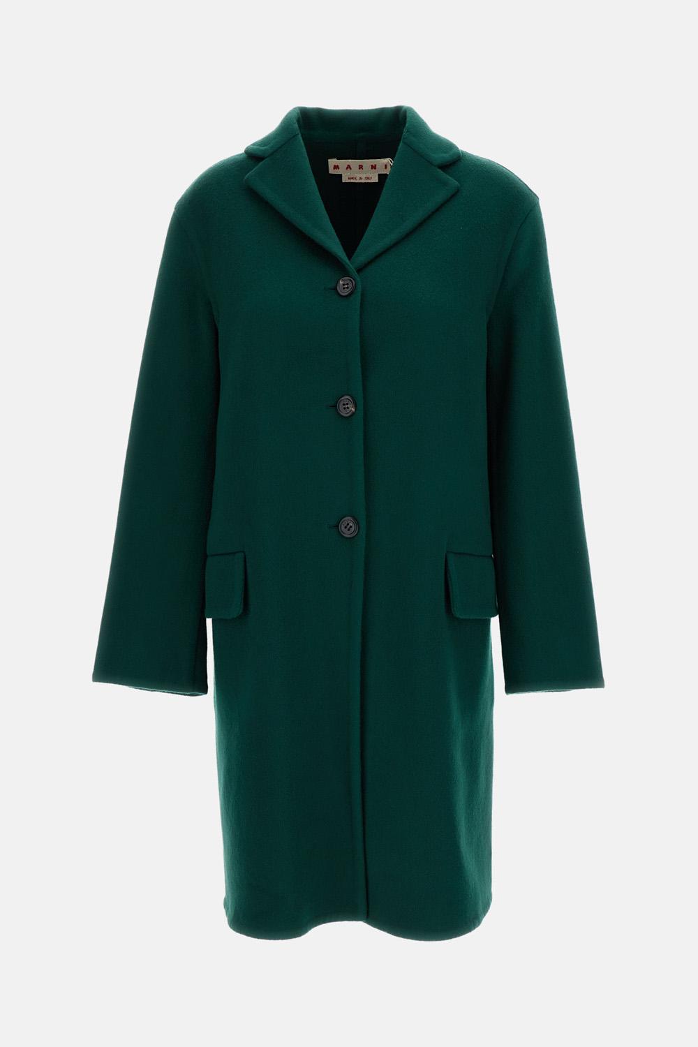 MARNI コート イタリア製 グリーン　サイズ48 Marni Wool and Cashmere Coat €2.400,00 EUR - Biffi Boutiques