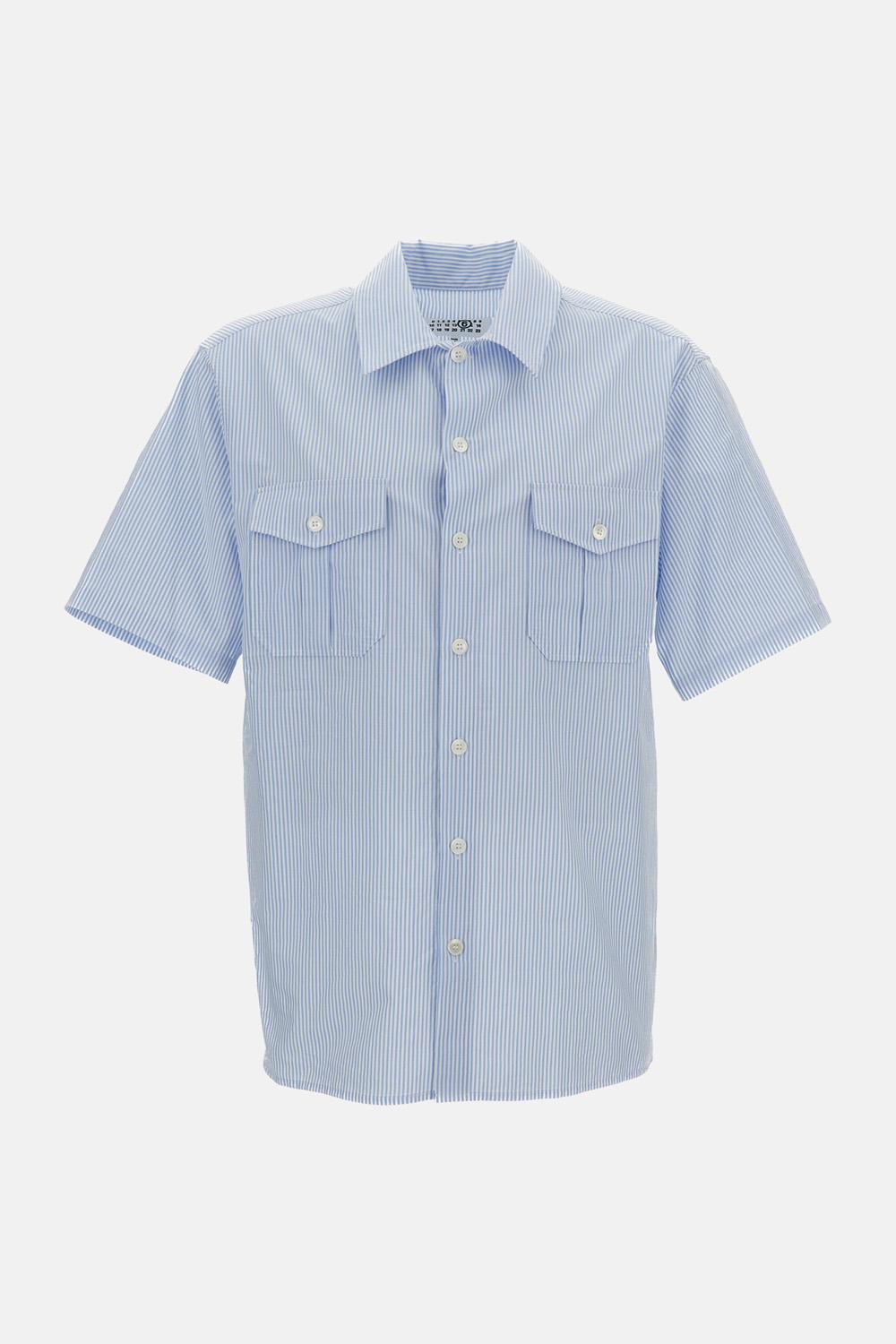 MM6 Maison Margiela ストライプ柄の半袖シャツ ¥63,410 JPY - Biffi