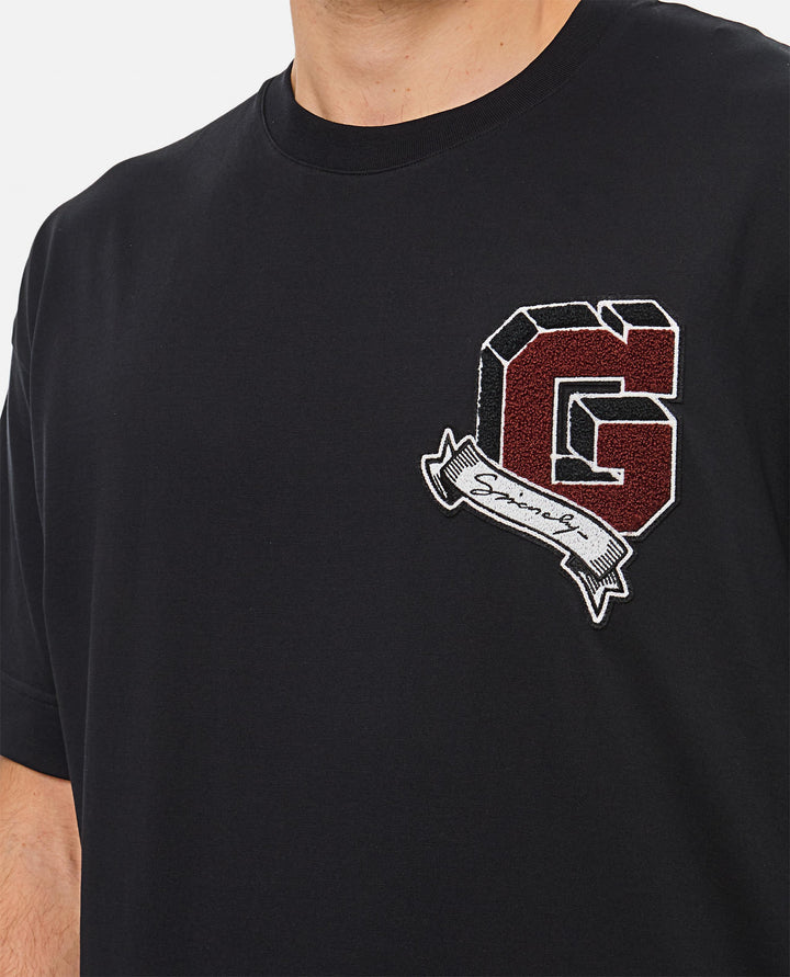 T-SHIRT GIVENCHY COLLEGE IN COTONE BM71MG3YPD 001 Givenchy 