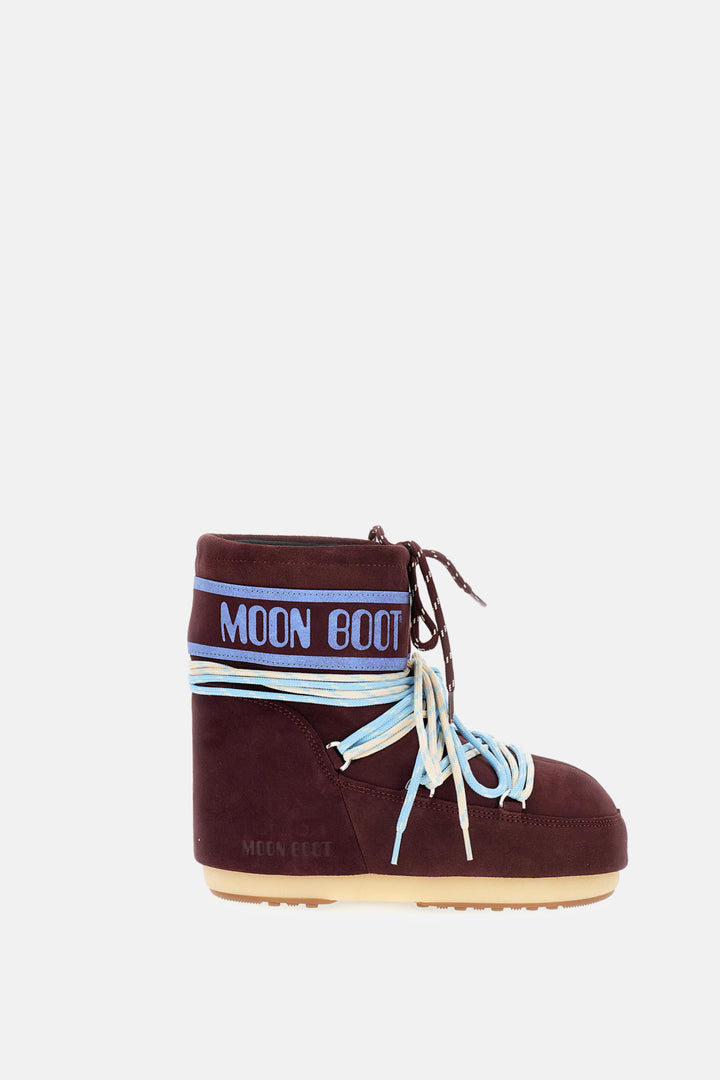 STIVALE ICON LOW IN PELLE SCAMOSCIATA 1409670 013 Moon Boot 