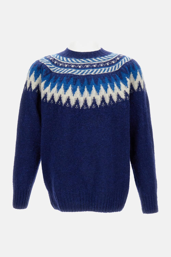 MAGLIONE IN LANA A GIROCOLLO MAGICIANINTHEMOUNTAIN MAGICBLUE Howlin 