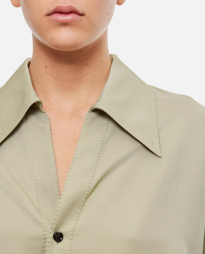 CAMICIA IN TWILL DI VISCOSA<BR/> 756670 V35E01575 Bottega Veneta 
