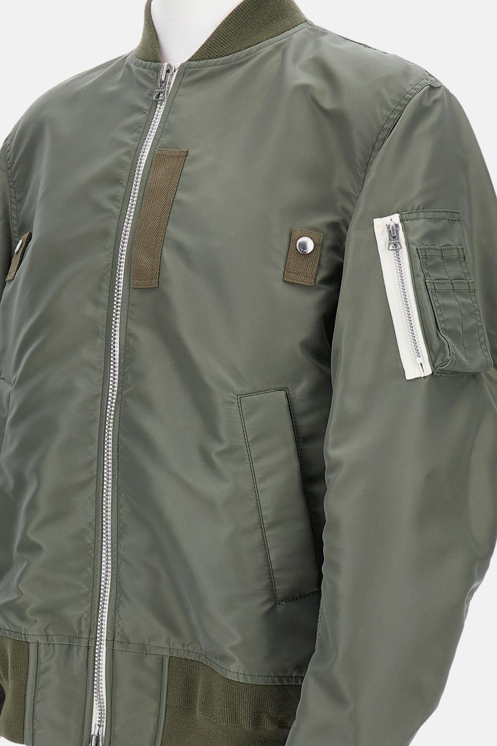 Sacai NYLON BOMBER JACKET $833.02 USD - Biffi Boutiques