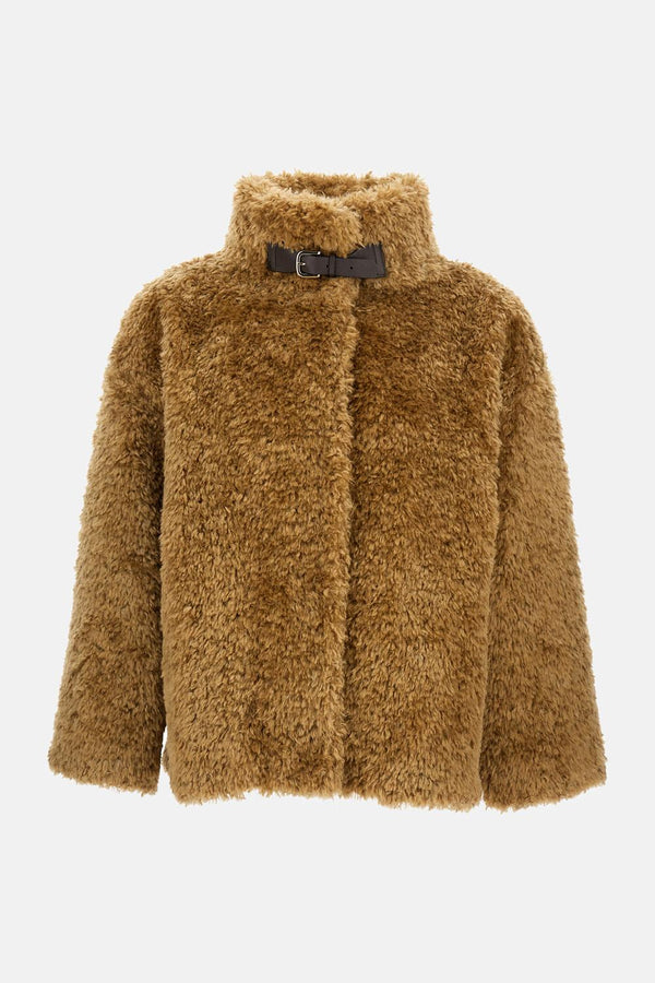CAPPOTTO SOFT FAUX FUR<BR/> GI000331D 124212000 Herno 