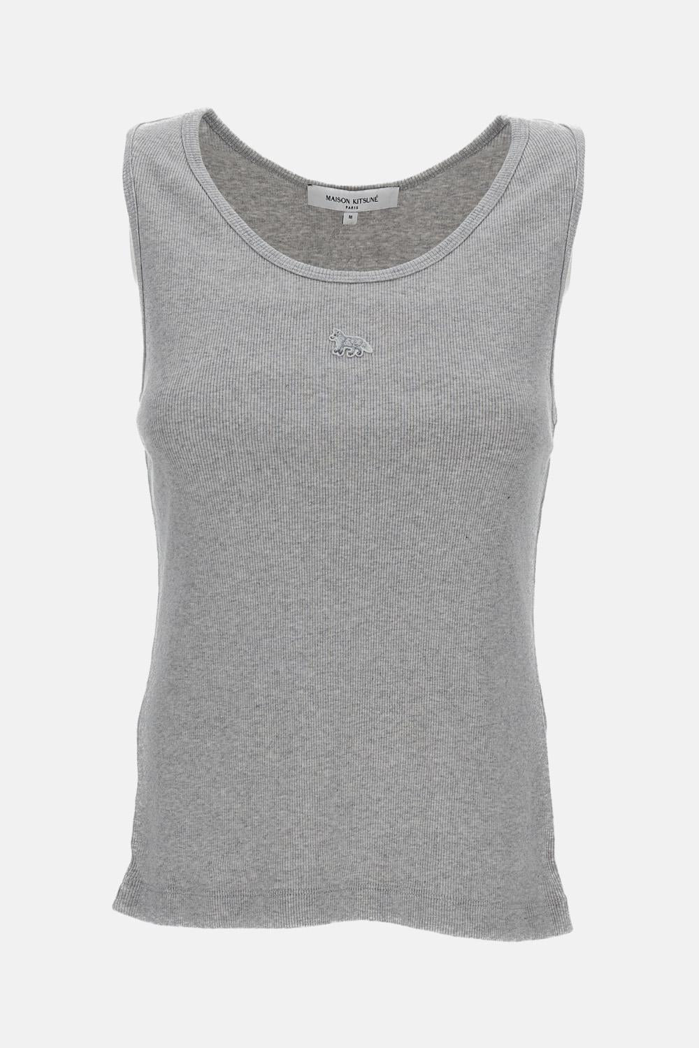 Maison Kitsuné BABY FOX RIBBED TANK TOP €56,00 EUR - Biffi Boutiques