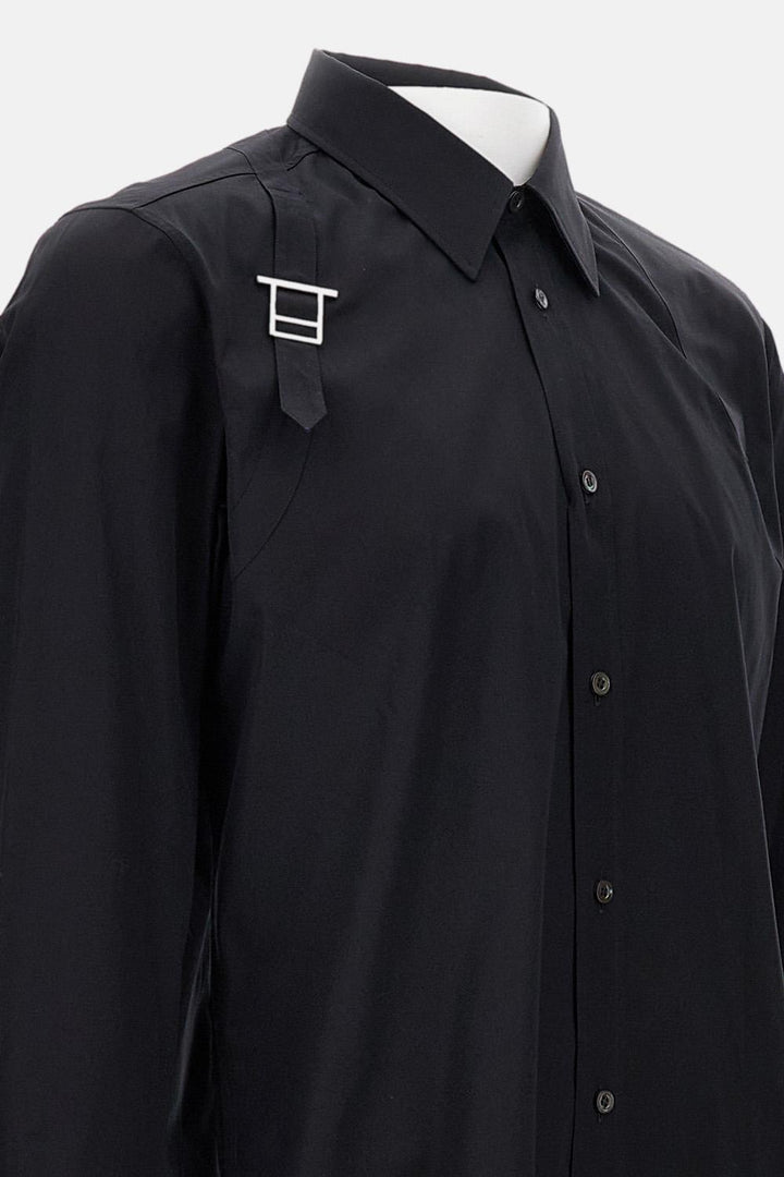 CAMICIA CON FIBBIA ARGENTO 828259 QNAAX1000 Alexander McQueen 