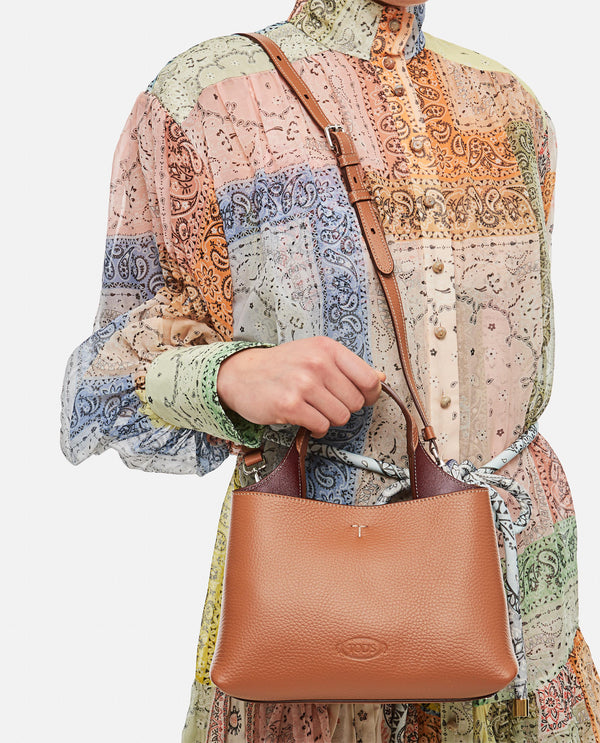 MINI BORSA SHOPPING IN PELLE XBWAPAEL000QRI 9P13 Tod's 