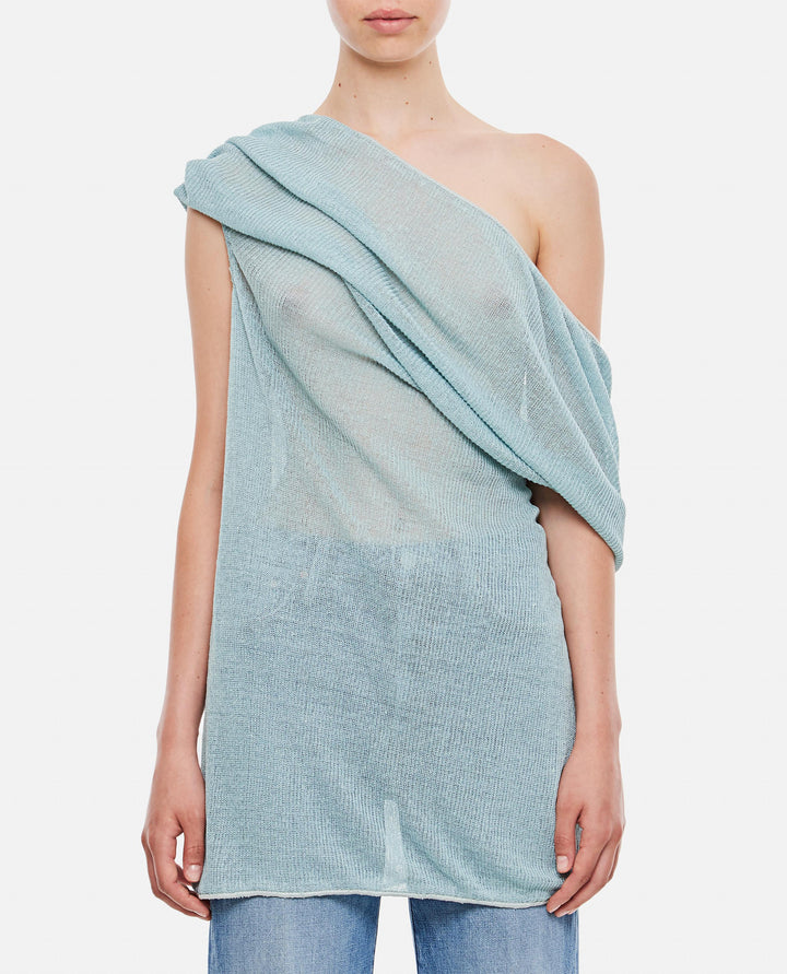 MEMBRANE LINEN DRAPED TOP SS23D28F02MT K10 Vitelli 