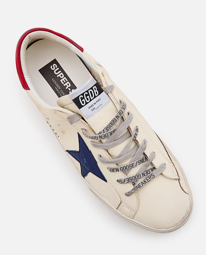 SNEAKERS SUPER-STAR PANNA CON STELLA BLU GMF00101 F00683910317 Golden Goose 