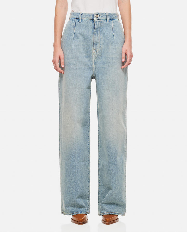 ATTU WIDE LEG DENIM PANTS ATTU WASHEDLIGHTBLUE Loulou de Saison 