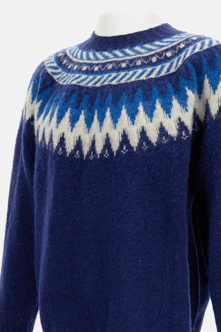 MAGLIONE IN LANA A GIROCOLLO MAGICIANINTHEMOUNTAIN MAGICBLUE Howlin 