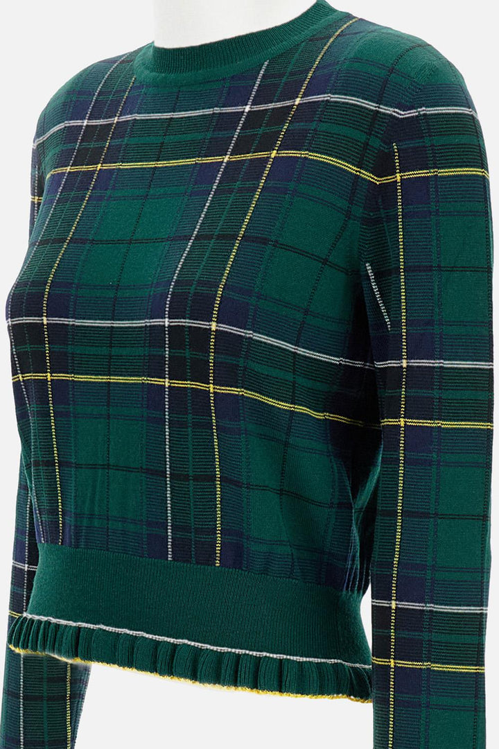 MAGLIONE GIROCOLLO A QUADRI 839787 Q1BEL3072 Alexander McQueen 