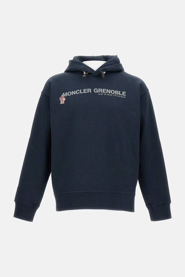 FELPA CON CAPPUCCIO 8G0001780451 740 Moncler Grenoble 