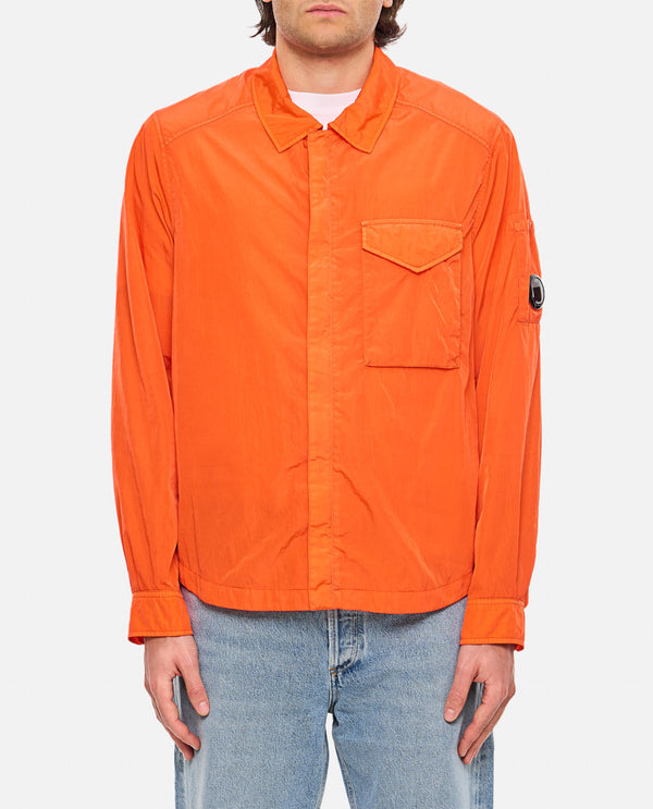 CAMICIA OVERSHIRT CON ZIP COMLETA CHROME-R 18CMOS095A 005904G547 C.P. Company 