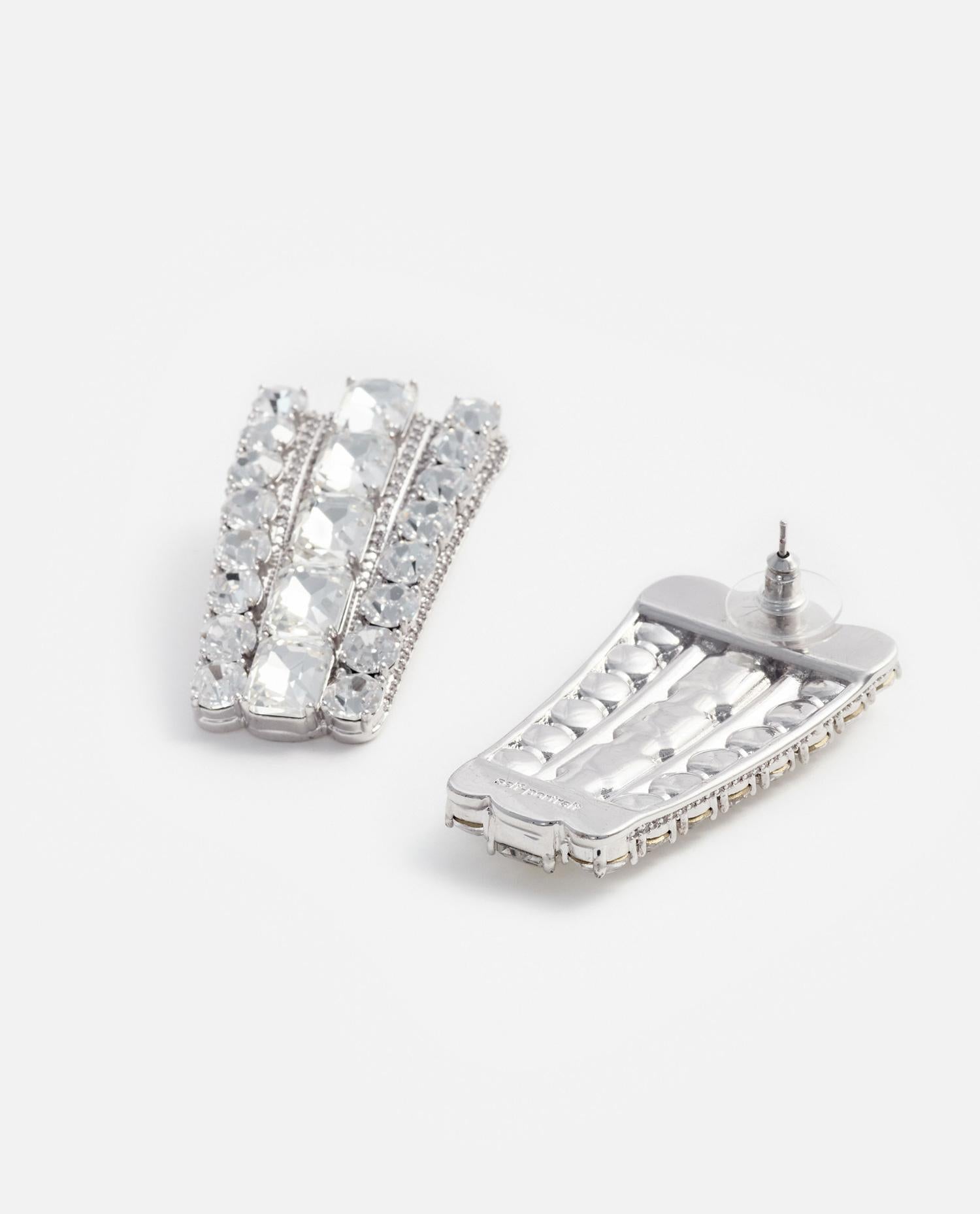 ピアス SELF PORTRAIT 'Multi Crystal' earrings (PF25605ESL SILVER) Self-Portrait MULTICRYSTAL EARRINGS €150,00 EUR - Biffi